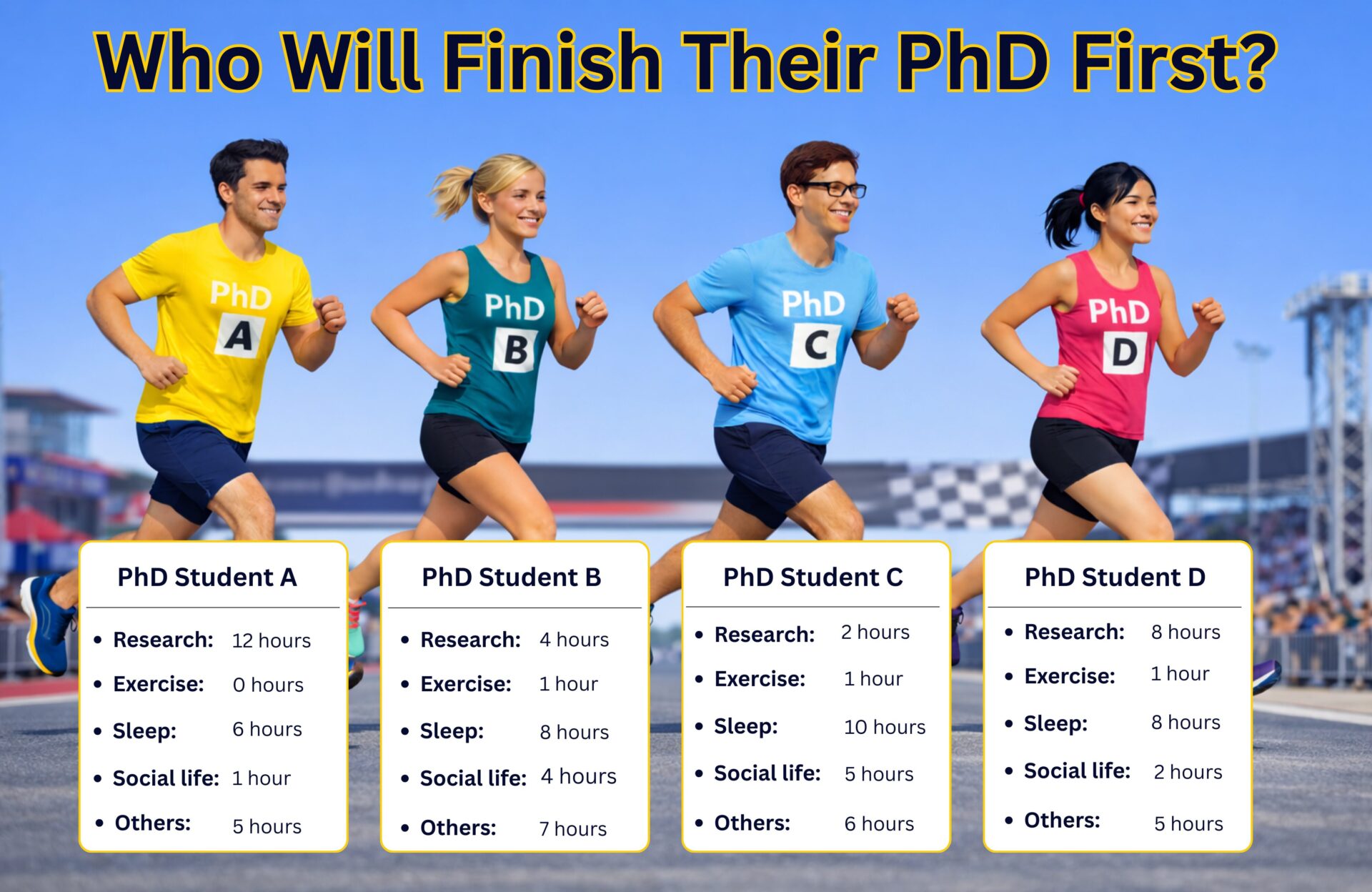 Who Will Finish Their PhD First (1)