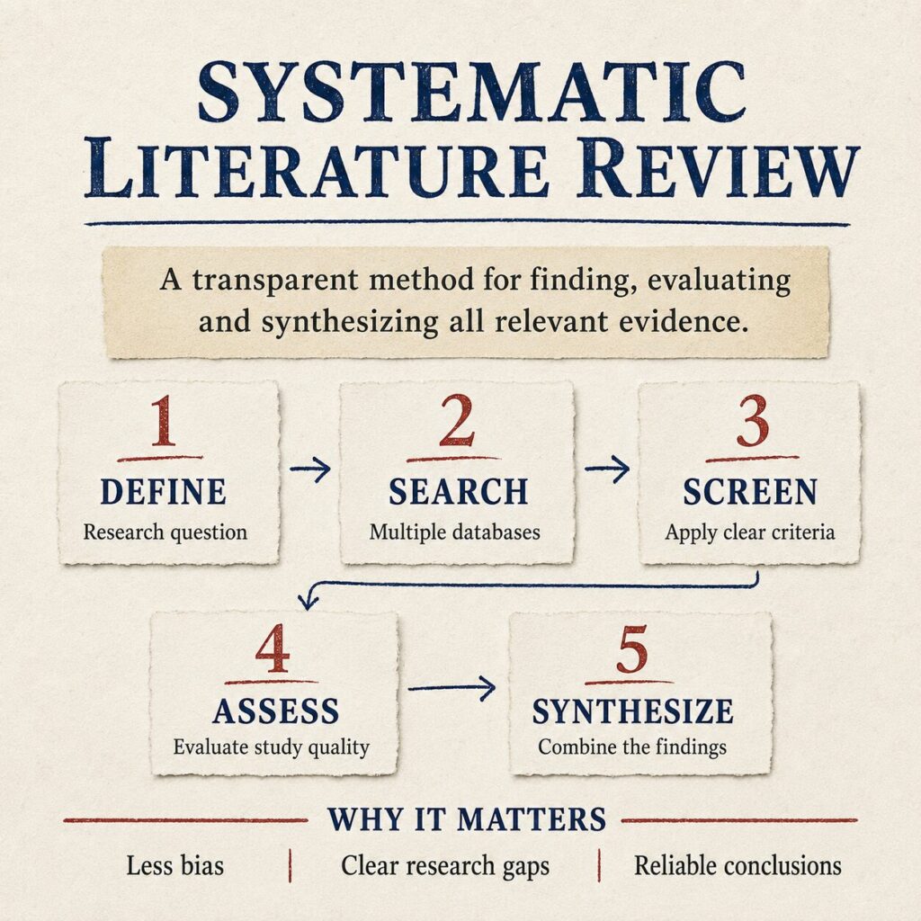 Systematic Literature Review: What It Is, Why It Matters, and How to Conduct One